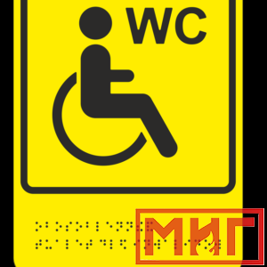 Фото 8 - ТП10 Обособленный туалет или отдельная кабина, доступные для инвалидов на кресле-коляске.